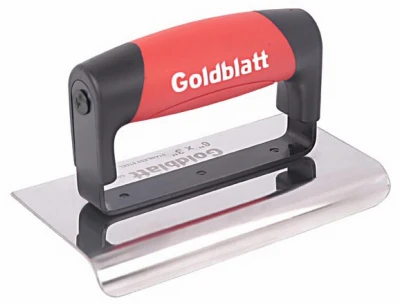 6 X 3 Inch Heavy-duty Stainless Steel Concrete Edger With Pro-grip Handle