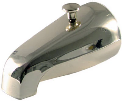 Chrome Bathtub Diverter Spout – Durable Metal Construction