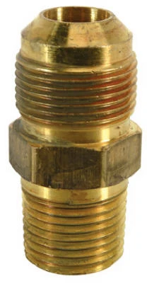 Brass Male Adapter, 5/8" O.d. Flare X 15/16-16 Thread X 1/2" Male Pipe Thread