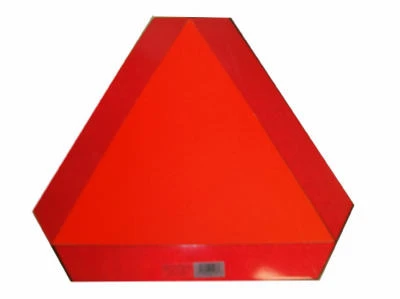 Slow Moving Vehicle Safety Emblem With Polystyrene Backing