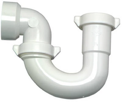 Lavatory/kitchen Wall Drain Trap With Nuts & Washers, 1-1/4" & 1-1/2"