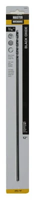 3/16 X 12-in. High-speed Black Oxide Drill Bit