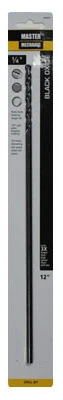 1/4 X 12-inch High-speed Black Oxide Drill Bit