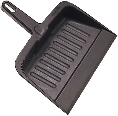 Rubbermaid Heavy-duty Commercial Dust Pan Charcoal, 8.125x12.25x13.25 In