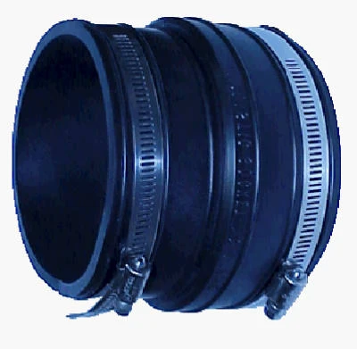 Rubber Pipe Fitting Flexible Coupling 6 X 6 Inches For Plumbing Applications