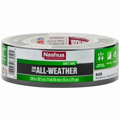 Heavy-duty Black Hvac Duct Tape – 1.89" X 60 Yards