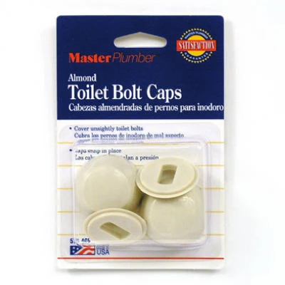 Almond Toilet Bolt Cap - Universal Replacement For Oval Or Round Caps