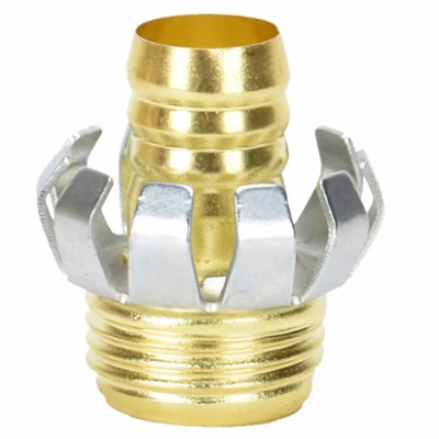 Durable Brass 5/8-inch Male Hose Connector For Plastic & Rubber Hoses