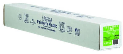 Clear 1 Mil Polyethylene Sheeting Roll - 12 Ft X 400 Ft