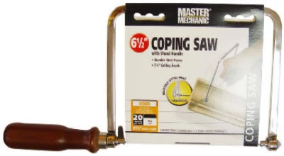 Precision Wood-handled Coping Saw With 20 Tpi And 5.25-inch Blade