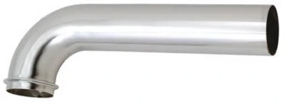 Lavatory Drain Wall Tube, 1.25" X 7" Chrome Plated Brass
