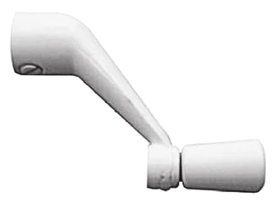 White 3/8-inch Diameter Casement Window Crank Handle