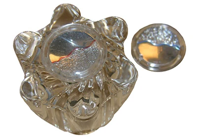 Windsor Clear Small Faucet Handle Replacement With Hot & Cold Indicators