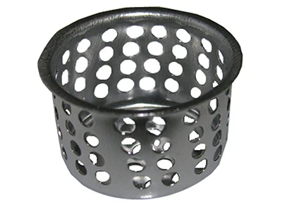 Premium 1-inch Chrome Crumb Cup Drain Strainer