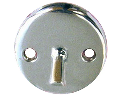 Chrome Bathtub Overflow Faceplate With Trip Lever