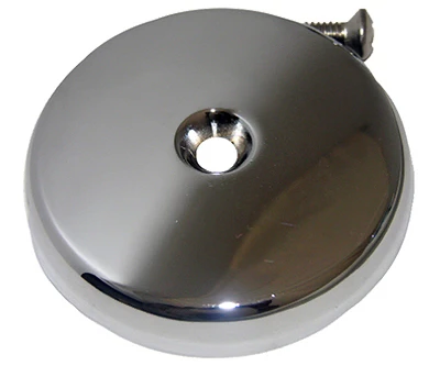 Universal Chrome Bathtub Overflow Faceplate - Durable Tub Drain Trim