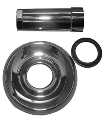 1-inch Chrome Delta Tub & Shower Tube With Flange