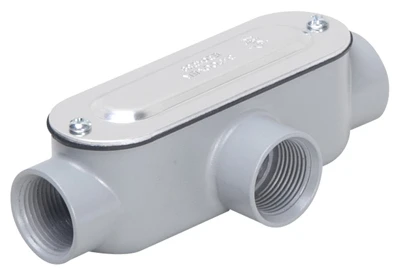 Rigid/imc Conduit Fitting, Type T, Oval Thread Body, Die-cast Aluminum, 1/2-in.