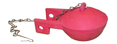Red Rubber Toilet Tank Flapper For Older Kohler Models