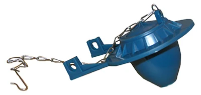 Blue Chemical-resistant Toilet Tank Flapper For Standard Flush Valves
