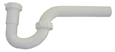 Durable White 1-1/4" Pvc Lavatory Drain P-trap