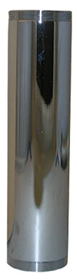 Durable 1.5" Chrome Brass Kitchen Drain Tailpiece – 12" Threaded Pipe