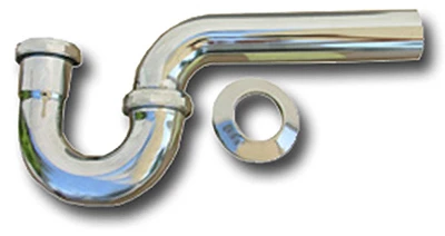 Chrome Brass Lavatory P-trap – 1.25-inch Od Drain Connector