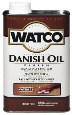Natural Danish Oil Wood Finish – 1 Pint For Superior Wood Care
