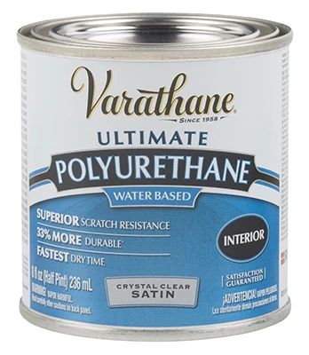 Satin Interior Waterborne Diamond Polyurethane – Half Pint