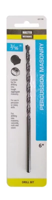3/16-inch X 6-inch Percussion Masonry Drill Bit