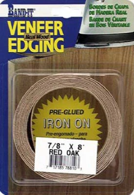 Red Oak Wood Veneer Edgebanding – 7/8" X 8 Ft Iron-on Strip
