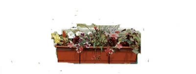Adjustable Black Steel Flower Box Holder For Outdoor Railings