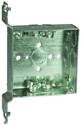 Durable 1.5" X 4" Square Electrical Box With Multiple Knockouts