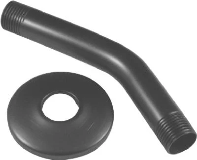 Oil Rubbed Bronze 6" Shower Arm & Flange With 1/2" Pipe Diameter