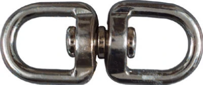 Heavy-duty 5/8-in Nickel Swivel Round Eye Snap Connector