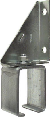 Adjustable Galvanized Single Box Barn Door Bracket