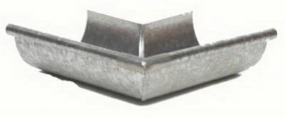 5-inch Galvanized Steel Half Round Outside Gutter Mitre