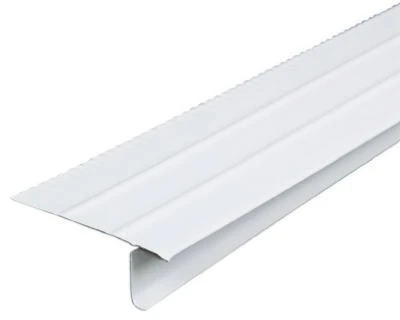 Budget-friendly White Aluminum Drip Edge – 0.011" Thick, 10 Ft Length