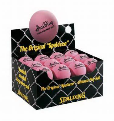 Vibrant Pink Small High Bounce Ball For Street Games