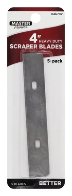Replacement Glass & Tile Scraper Blades, 4-in., 5-pk.