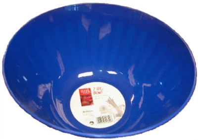 7-qt Durable Plastic Mixing Bowl – Assorted Vibrant Colors