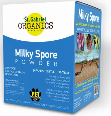 Organic Milky Spore Grub Control Powder – 40 Oz For Effective Lawn Protection
