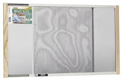 Adjustable 18" X 25-45" Extension Window Screen For Versatile Fit