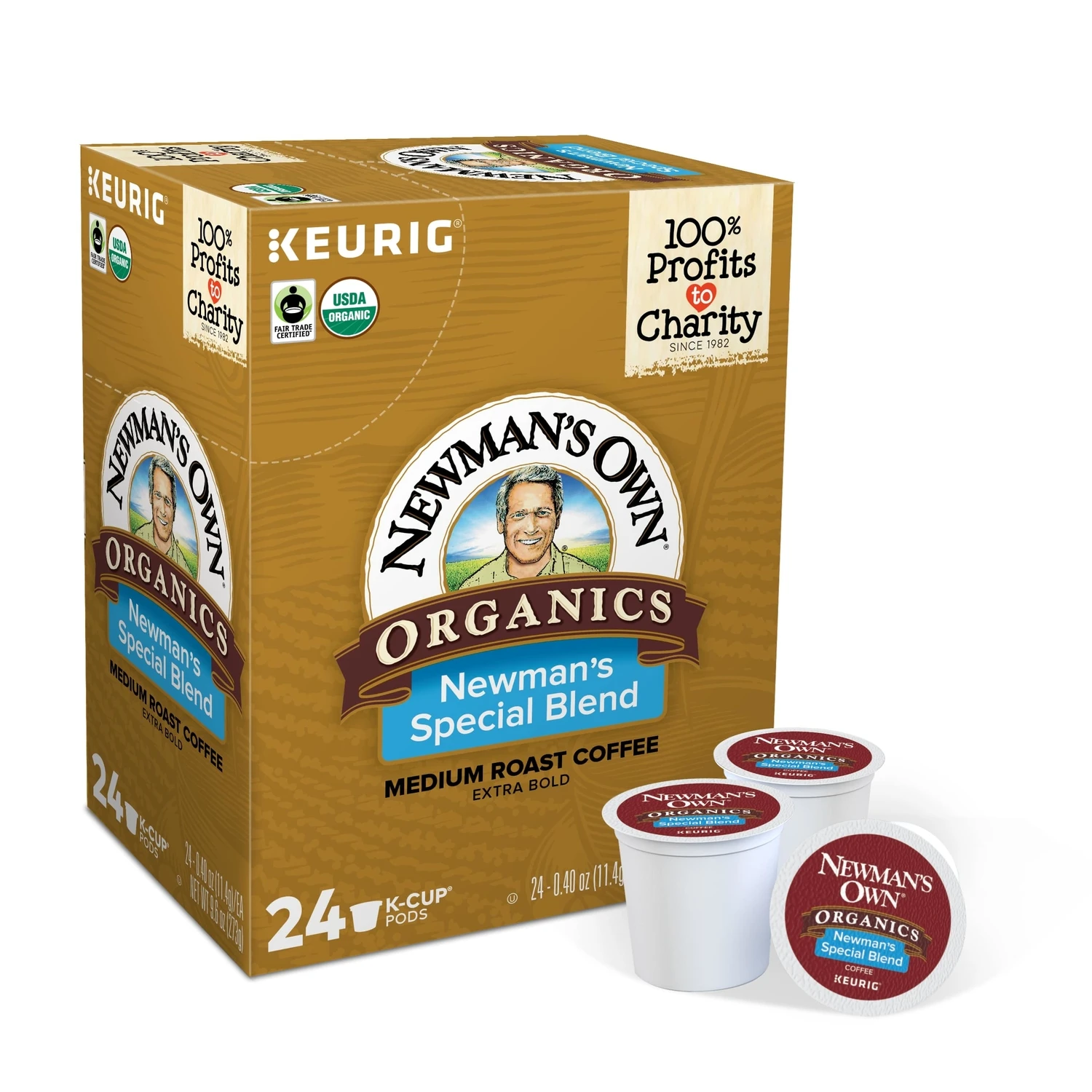 Newmans Own Organic Special Blend K-cups, 24-ct.