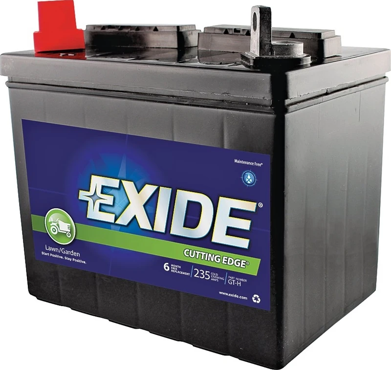 Cutting Edge 12-volt Lawn Tractor Battery, Left Side, 235 Amps, Model Gt-h