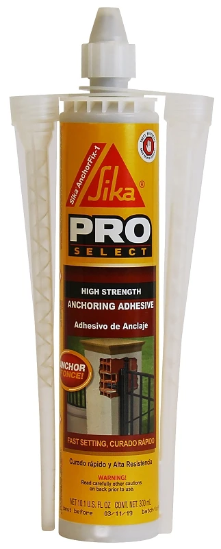Anchorfix-1 High Strength Anchoring Adhesive, 10.1 Fl. Oz. Cartridge