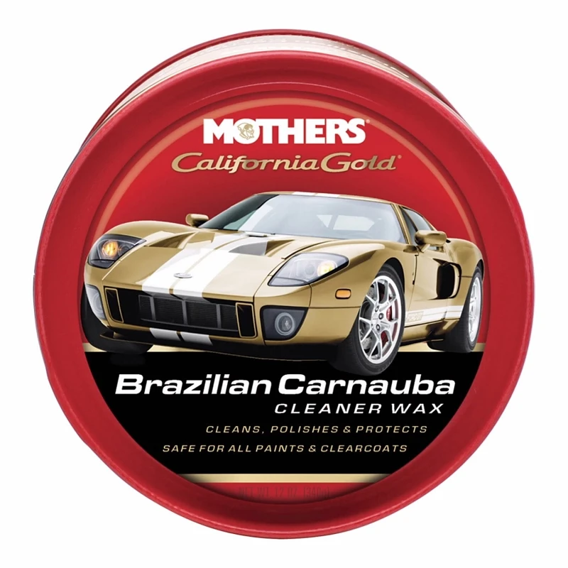 California Gold Auto Wax 12 Oz - Premium Carnauba Paste For All Paint Surfaces
