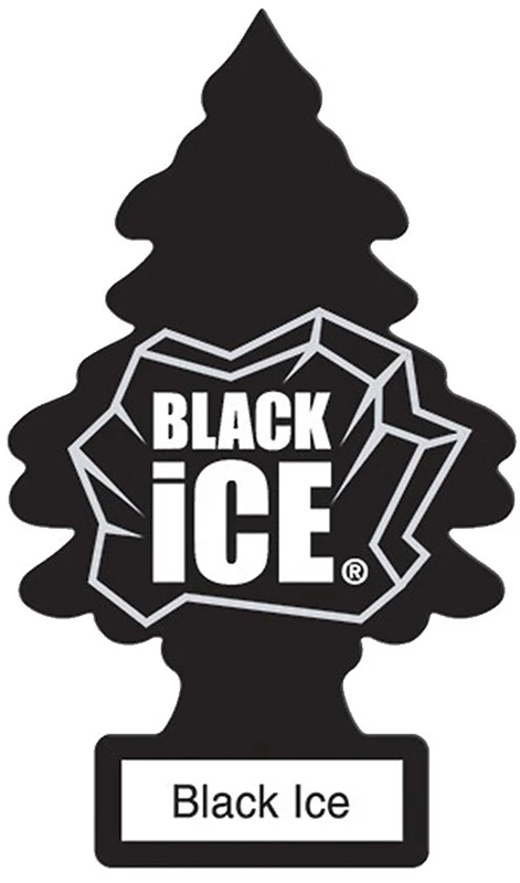 Car Air Freshener, Black Ice, 3-pk.