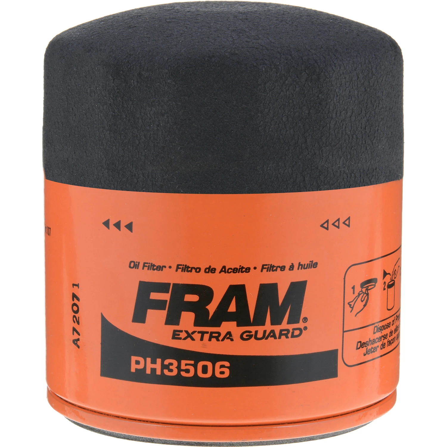 Extra Guard Ph3506 Spin-on Oil Filter For Domestic And Import Vehicles