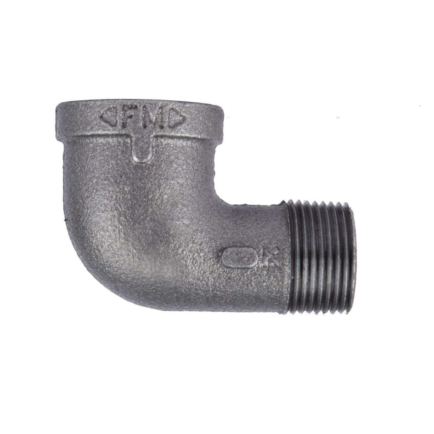 1/2 In. Fip X 1/2 In. D Mip Black Malleable Iron 90 Degree Street Elbow